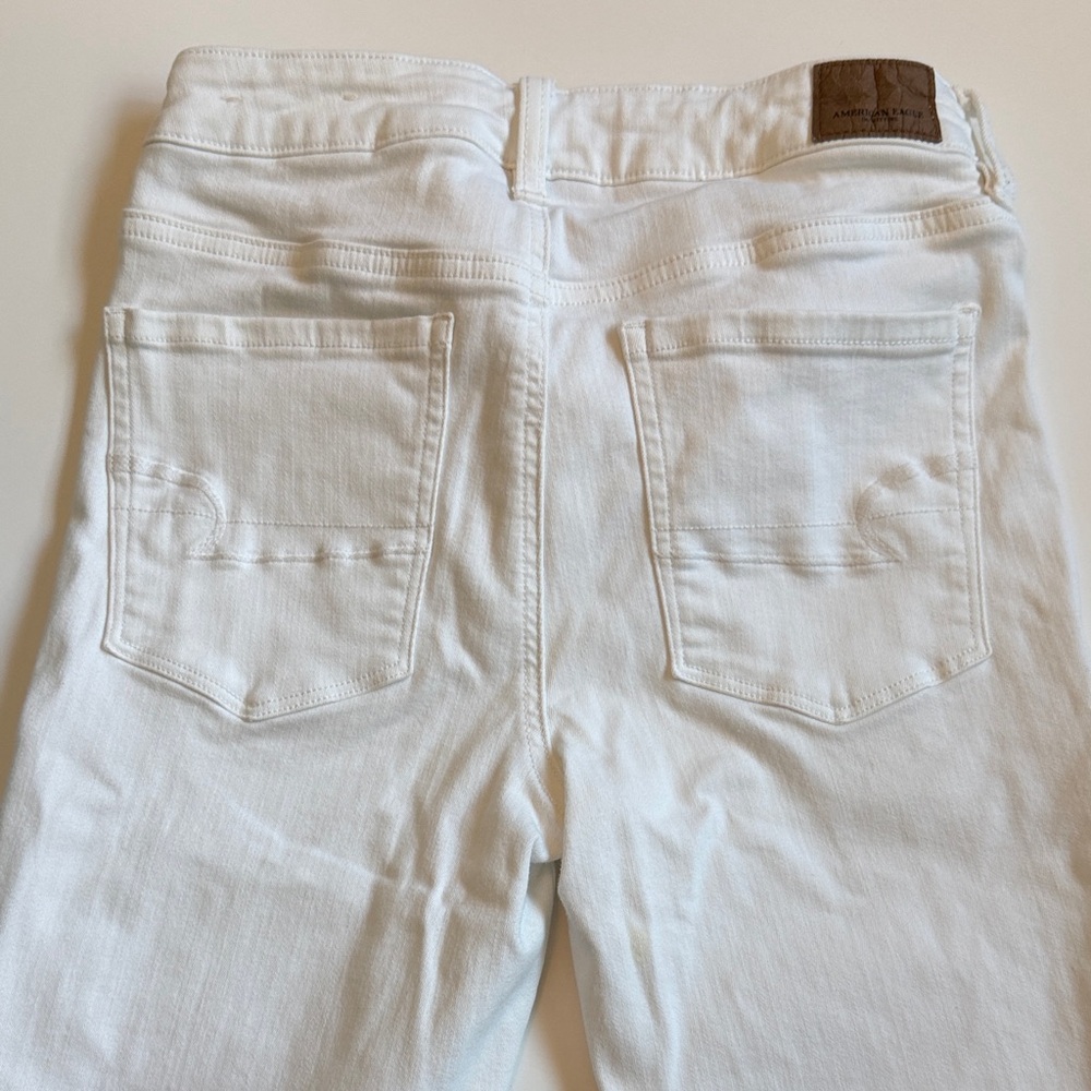 AE HI RISE JEGGINGS White Women's Jeans NWOT - Picture 5 of 5